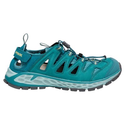 MEINDL | BRINDISI LADY - C FIT PW Damen - Trekkingsandalen | Türkis/Gelb
